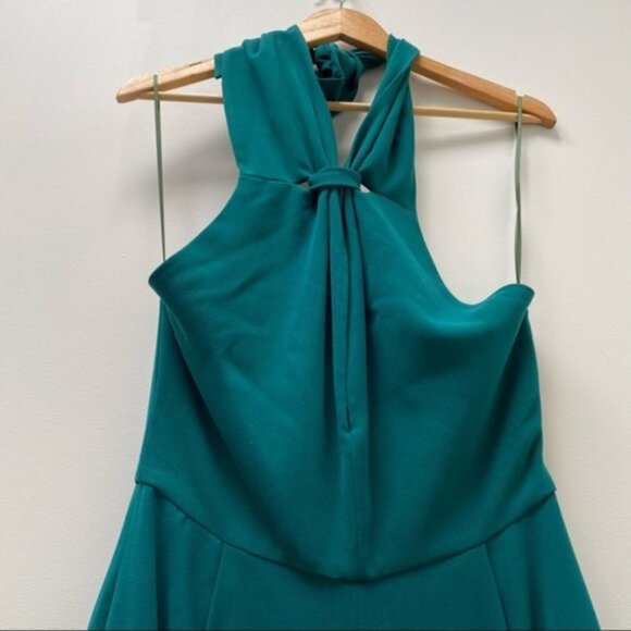 NICHOLAS Halter‎ Split Jumpsuit in Green Women Size 4 - Picture 8 of 9